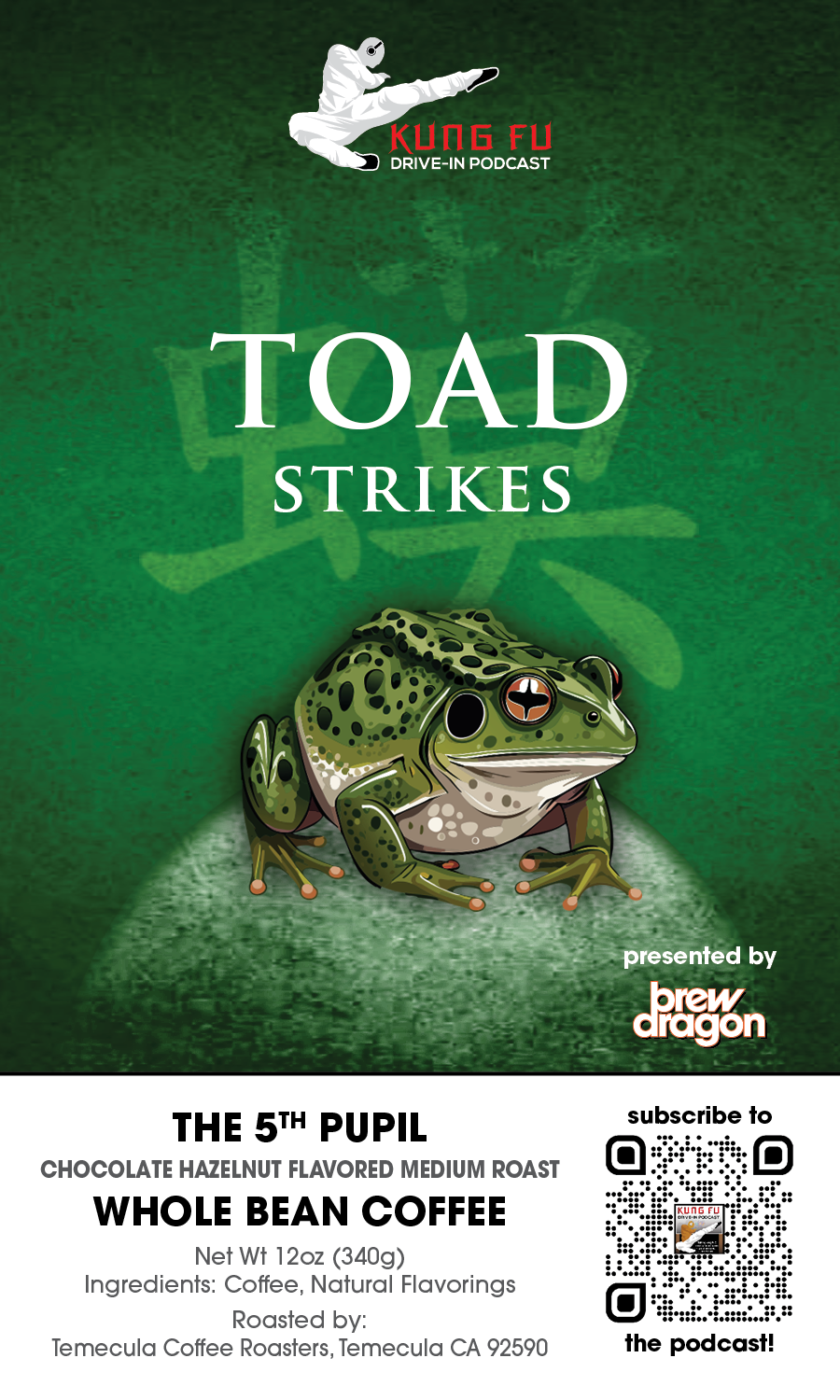 Toad Strikes | The 5th Pupil | Chocolate Hazelnut Flavored Medium Roast